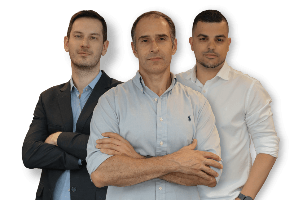 Equipe de analistas da Nova Futura durante live ao vivo